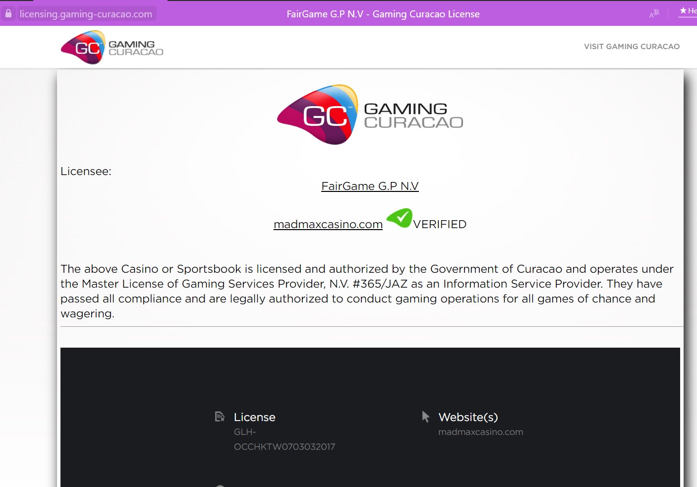 FairGame G.P N.V - Gaming Curacao License — Яндекс.Браузер 2020-10-25 17.17.29.jpg
